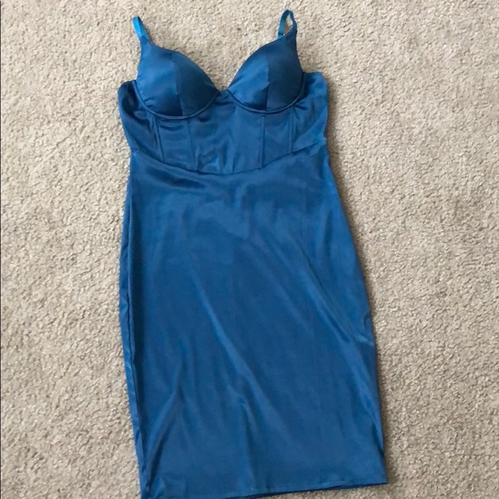 Sea foam blue dress